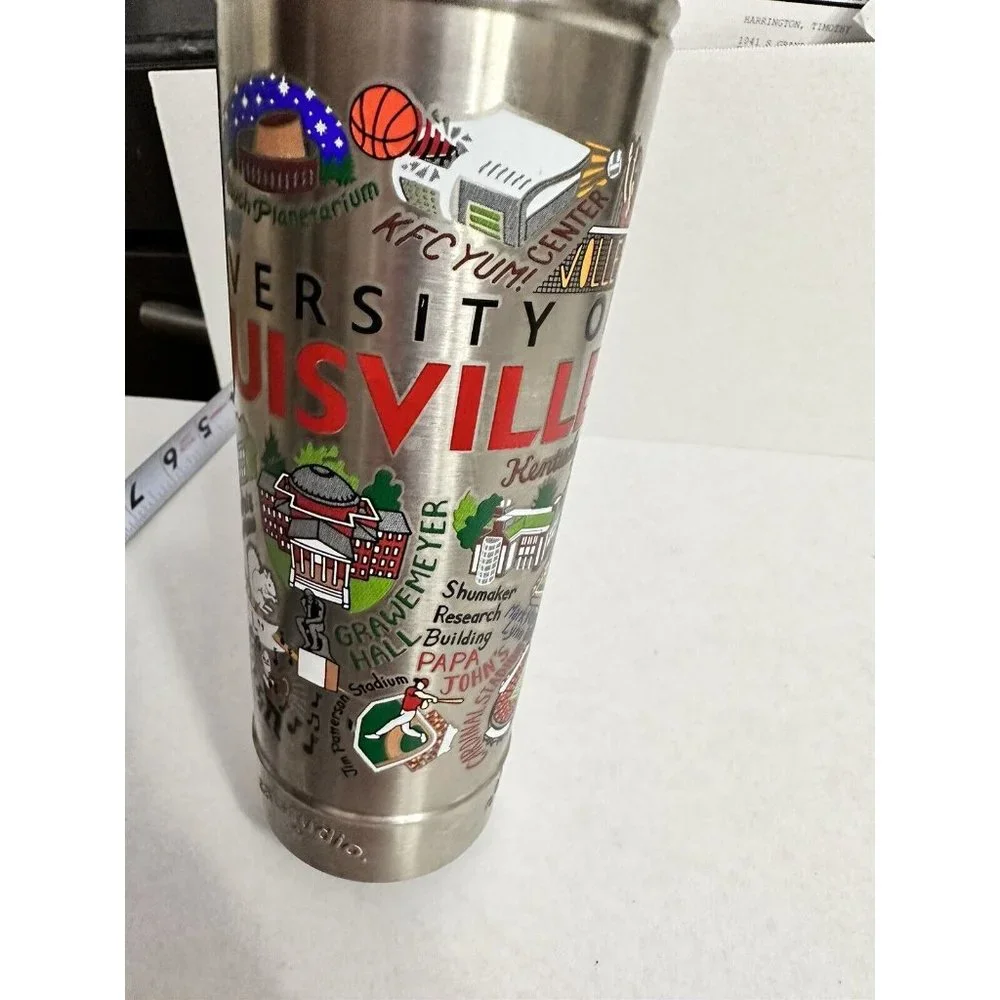 Catstudio University Of‎ Louisville Collegiate Landmarks Steel Tumbler 2017